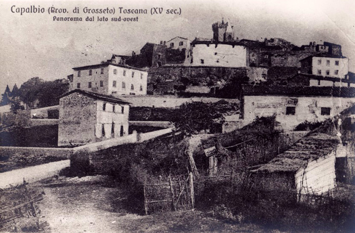Capalbio, old postcard